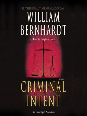 cover image of Criminal Intent